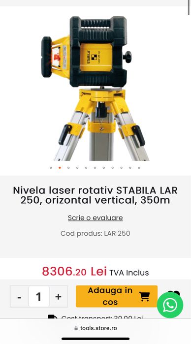 Nivela laser Stabila 250