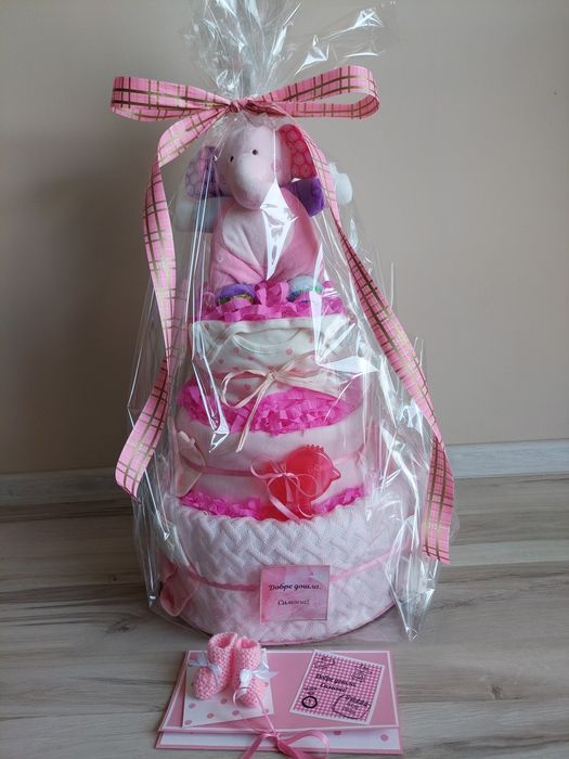 Торта от памперси