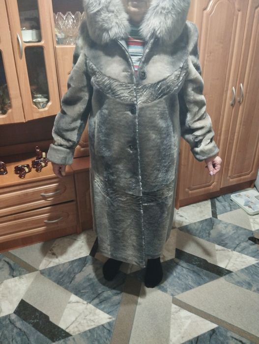 Мутон шуба женская 54р