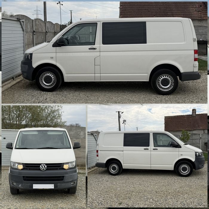 Volkswagen Transporter T5 - Facelift - Lung / Scurt - 3 L + Marfa - 2.0 TDI - Euro 5 - Navigatie - A/C - Senzori parcare -Pilot automat -Computer bord