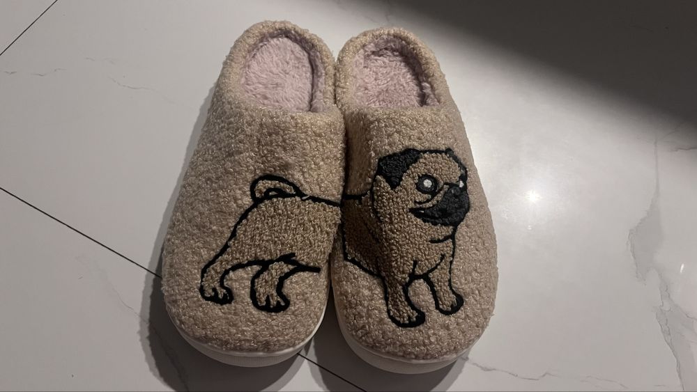 Тапочки с Мопсом