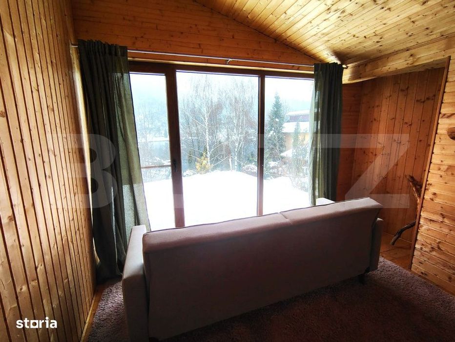 Cabana cocheta 4 camere, 130 mp utili, 180 mp teren, in Somesu Cald