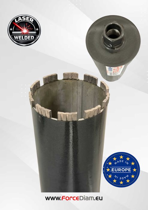 Ø112 Carota Diamantata pentru beton, ForceDiam TURBO-X , Diametru 112mm,L 450mm