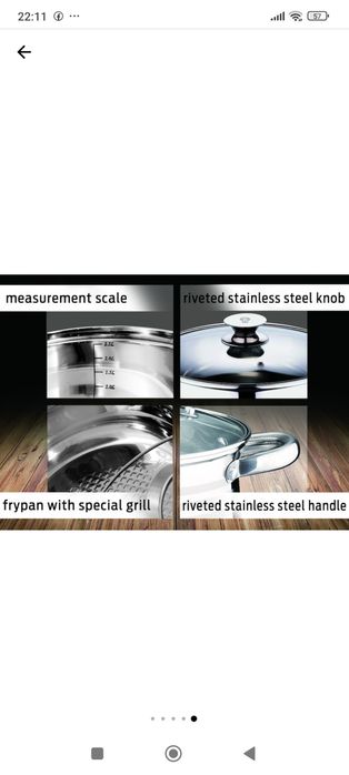 Set oale inox blaumann