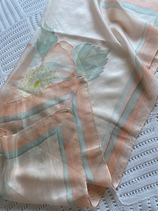 Дамски  шал естествена коприна