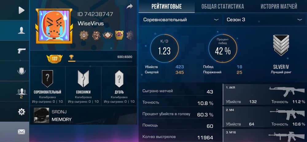 Аккаунт срочно 4000тг