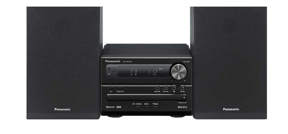 Microsistem Panasonic SC-PM250EG-K, 20W, bluetooth, Negru