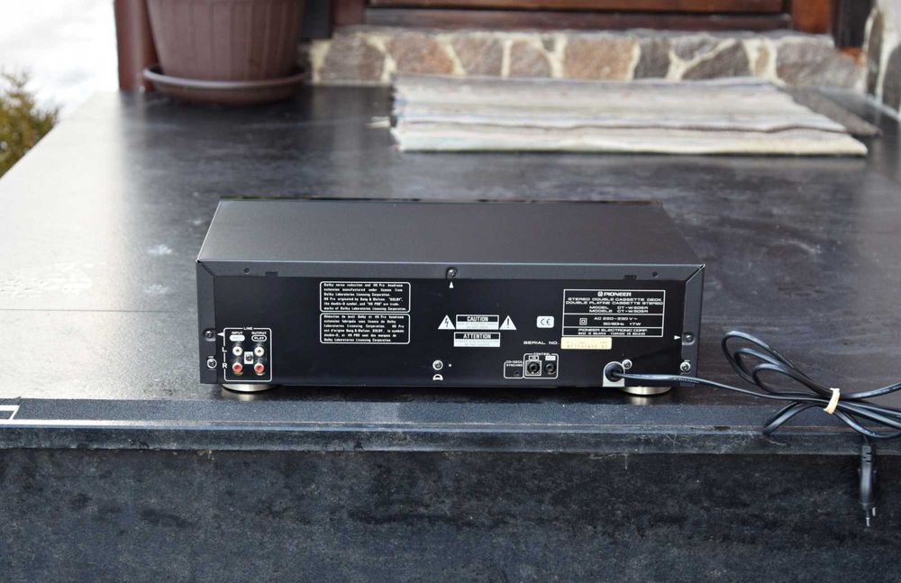 Deck dublu Pioneer CT-W 505 R, casetofon