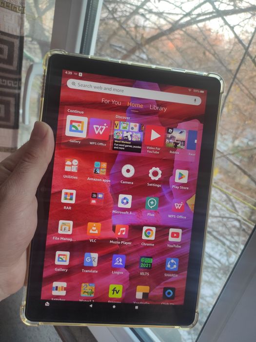 Amazon Fire 10 HD 2021 ebook планшет сотаман