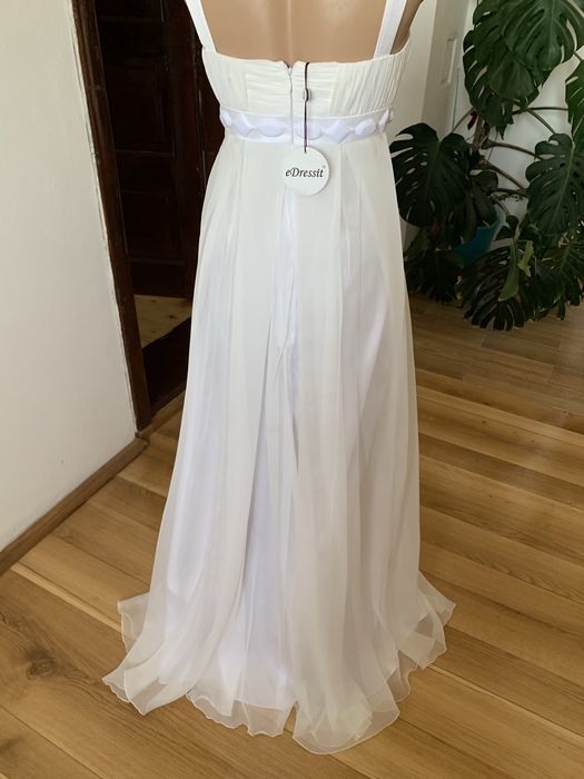 Rochie mireasa, cununie civila din matase, noua