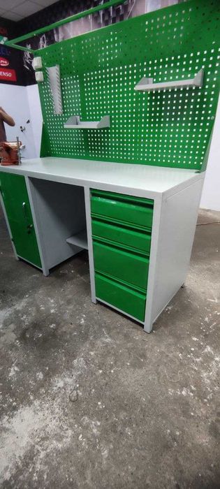 Слесарный стол, верстак, тележка металлическая, metal stol