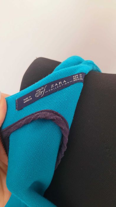 Rochie de zi, culoare turcoaz