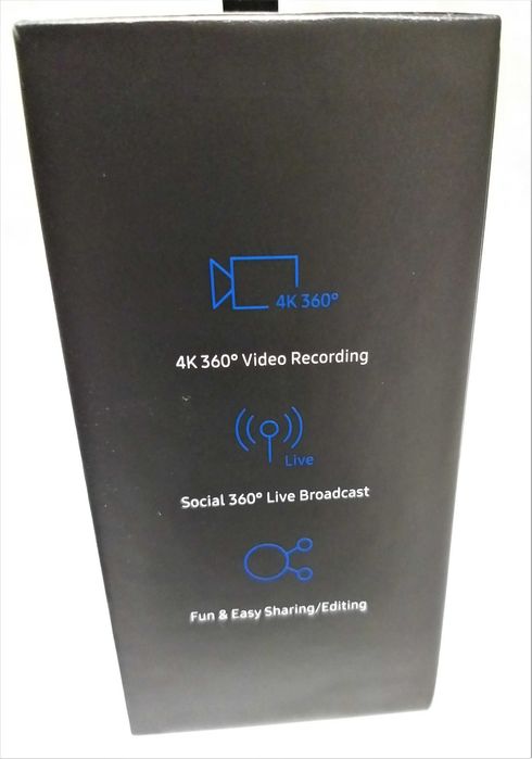 Camera foto/video 4K Samsung Gear 360 ed. 2017 Wi-Fi alb(noua-sigilata