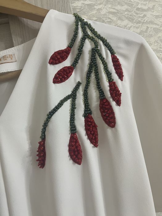 Вечернее белое платье