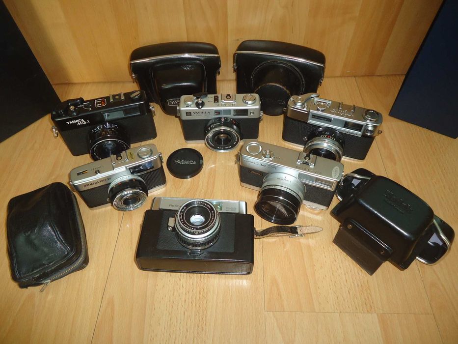 Aparate 35mm Minolta Olympus Pentax Ricoh Konika Praktica Yashica