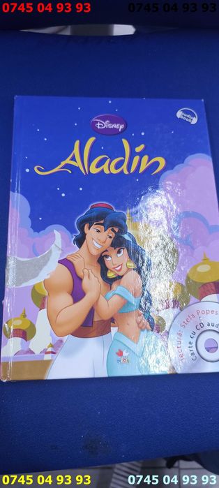 carte carti aladin Disney semne de uzura fara cd