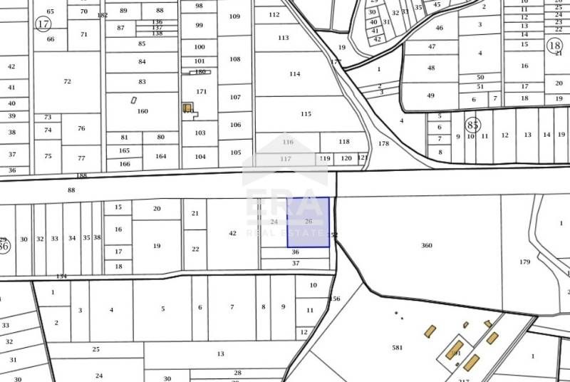 Урегулиран поземлен имот за продажба, с лице на автомагистрала Хемус,