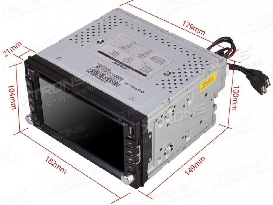 DVD Auto 2 DIN cu Navigatie, Xtrons TD619G