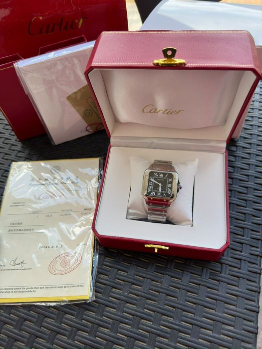 Ceas automatic Cartier Santos full box