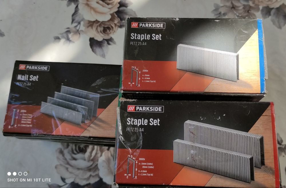 Скоби и пирони за ел. такет Парксайд Parkside