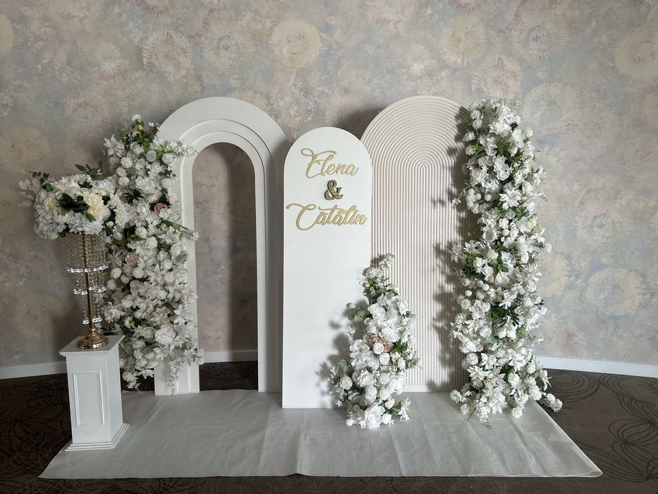 Decor nunta-foto-corner,aranjamente mese,decor prezidiu