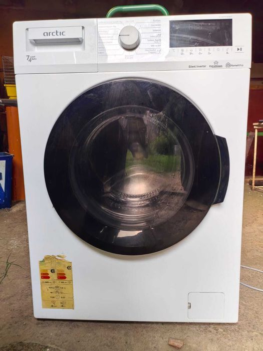 Masina de spalat rufe frontala cu uscator ARCTIC APLWD741262WST, 7/4 kg, 1200rpm, Clasa D/E, alb