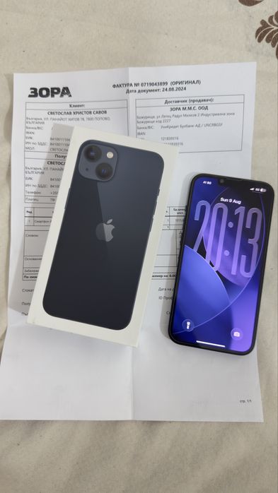 iPhone 13 128GB - Като нов, Гаранция