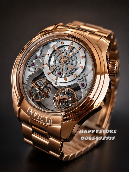 INVICTA Specialty Rose Gold full metal 48 mm, Инвикта нов мъжки часовник