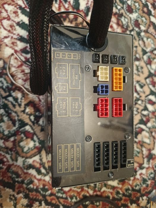 Блок питания Be quiet 650, требует ремонта.