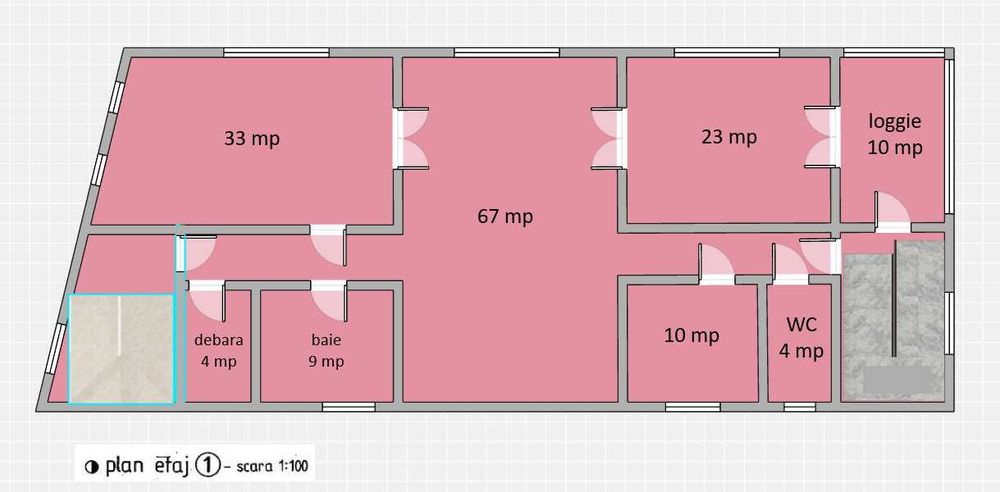 Spațiu Premium Luminos (160 mp) – Etaj 1 | Scară Privată | Birouri | Central