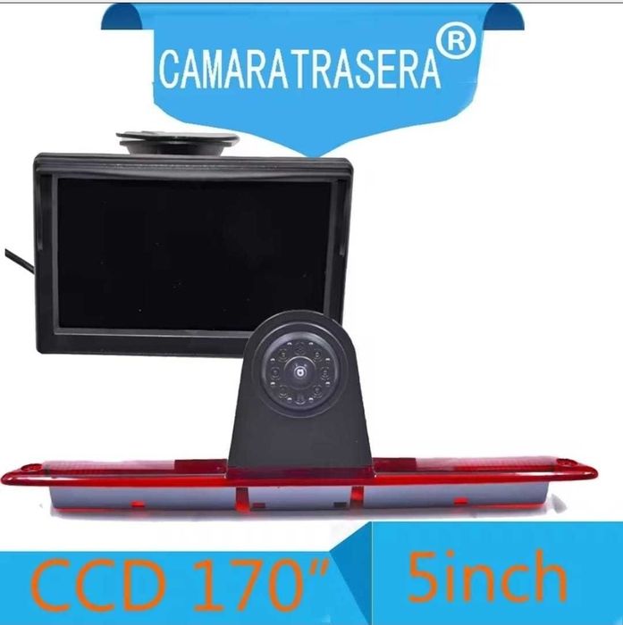 Cameră Marșarier CCD HD Mercedes Benz Sprinter VW Crafter Monitor 5 inch