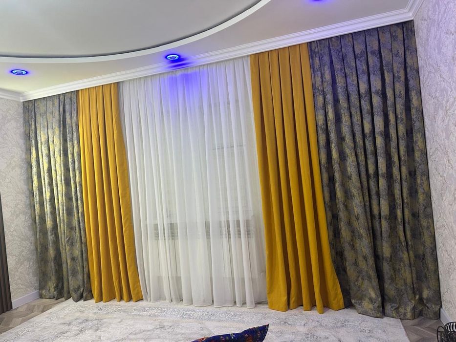 Штор почти новый