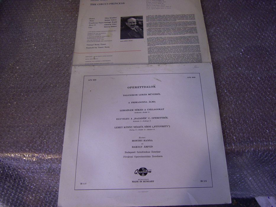 Discuri VINYL Selectie din Operete-Opere celebre/Slagare/ LOT 8buc.