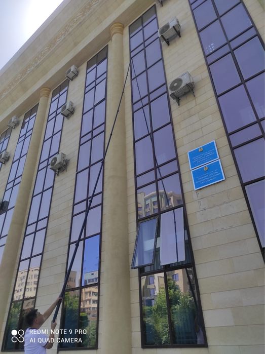 Мойка фасадов и окон