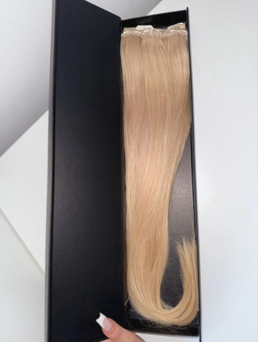 Extensii Par natural Clip-on Vanilla Blonde