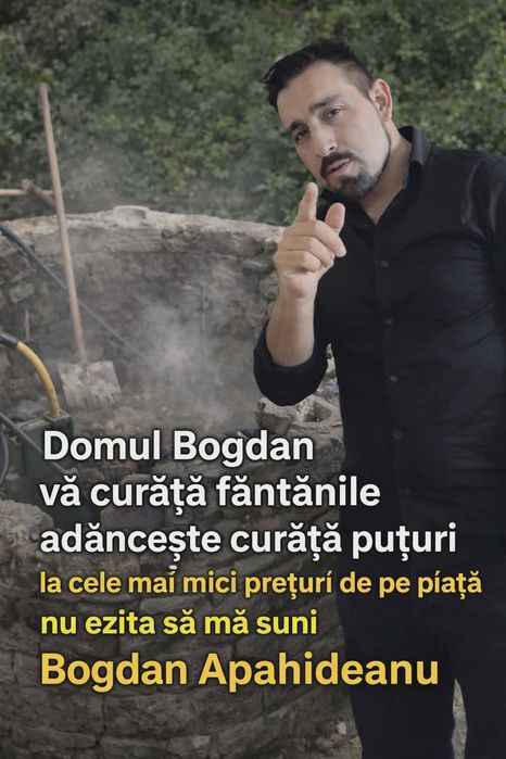 Fantanar puțuri fântâni curățim adâncim dezinfectam