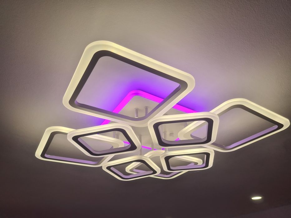 Lustre led RGB telecomandă