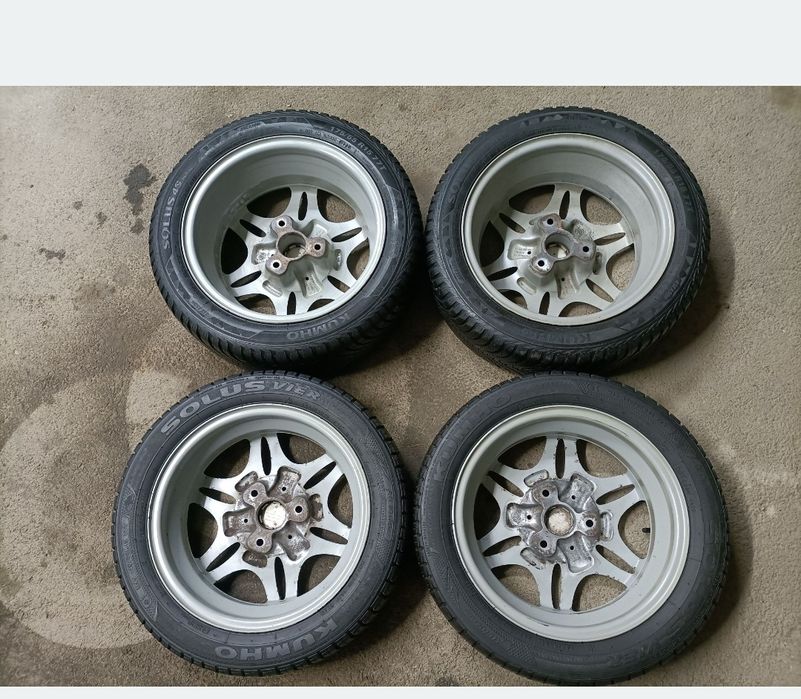 Set 4 roți echipate complet;jante+cauciucuri,Fortwo airsoft escalada