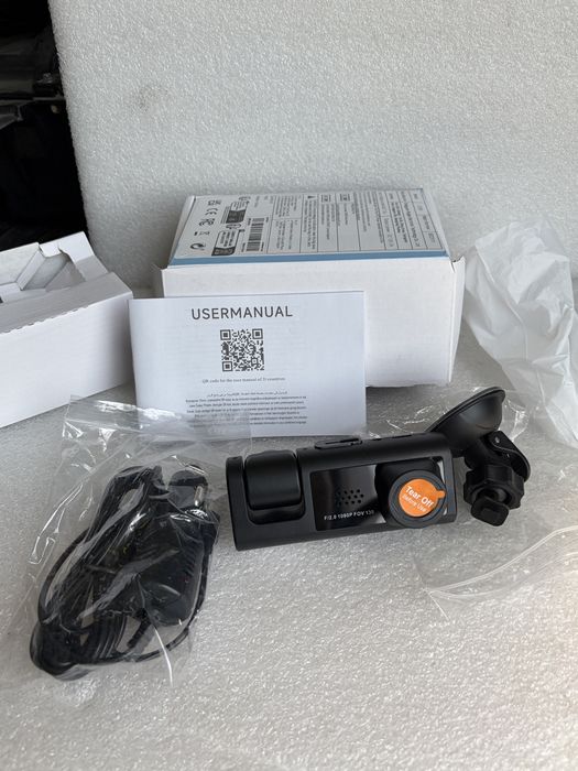 Camera de bord (dubla) DVR 1080p, Full HD ~ Card cadou 32 Gb