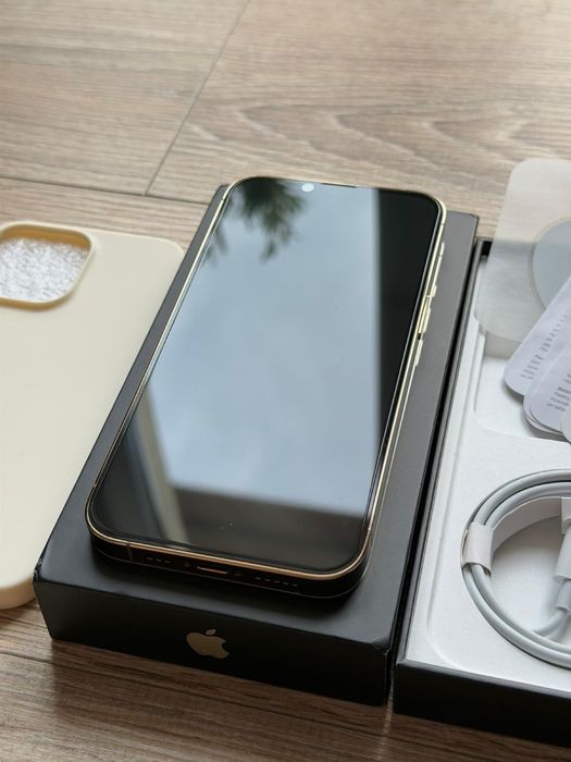 Iphone 13 Pro, 128gb, bat.80% - gold, ca nou