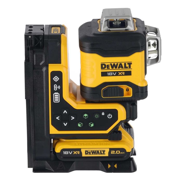 Лазерен нивелир DeWalt DCLE34035D1, 18V, 3 x 360°, зелен