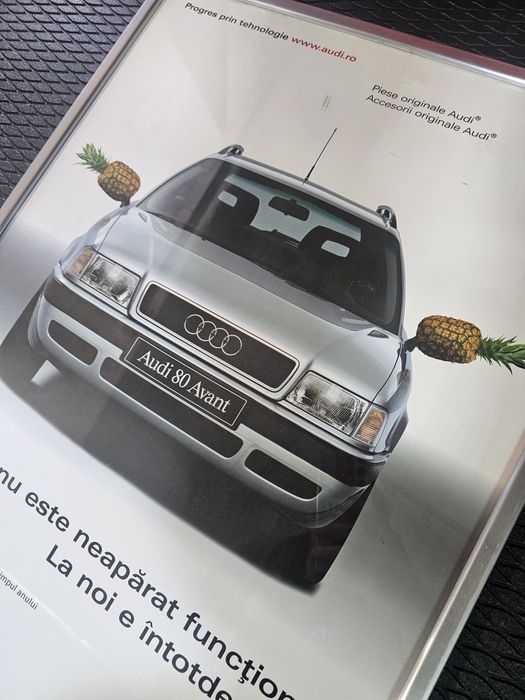 Reclama piese originale Audi România