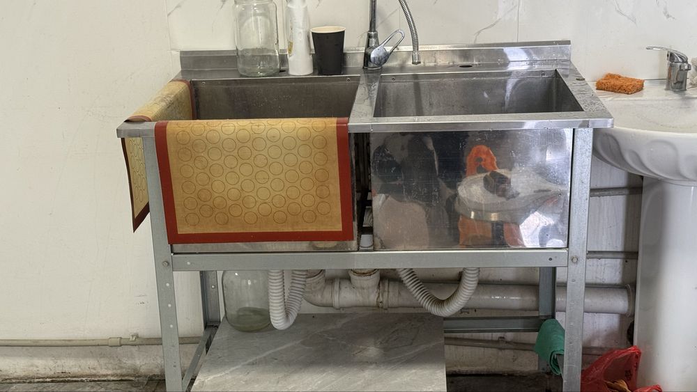 мойка двух секционная