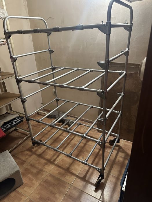 Передвижной стеллаж тележка