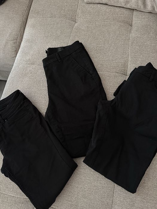 Дамски черни дънки и панталони