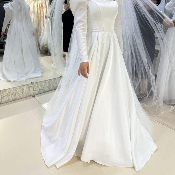 Свадебное платье в стиле минимализм