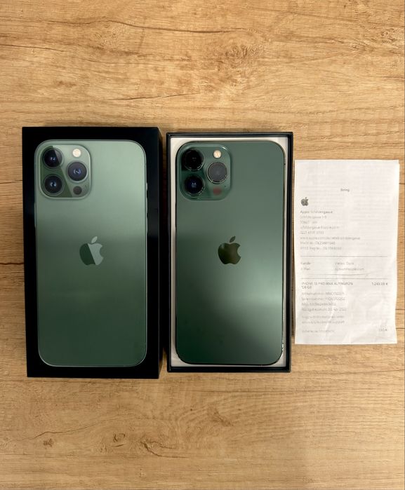 iPhone 13 Pro Max (Baterie 100%) Alpine Green 128 Gb
