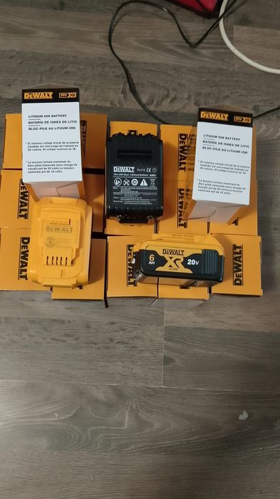 10 buc. Baterii dewalt Noi de 6A