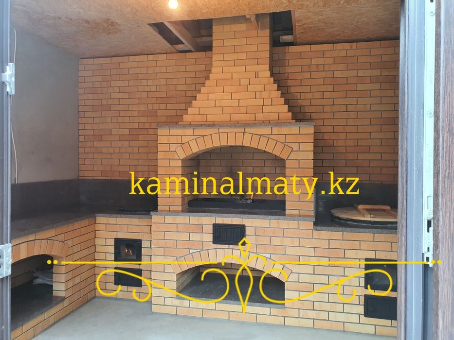 Барбекю зона- Комплексная печь