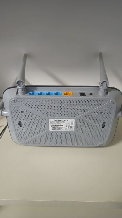 Router wireless Mercusys AC1200, Gigabit, Dual-Band, Negru